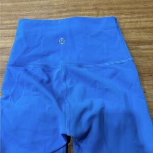 Blue lululemon leggings in size 2